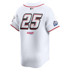 #25 Cincinnati Reds Nike 2025 MLB Speedway Classic Home Replica Jersey - White
