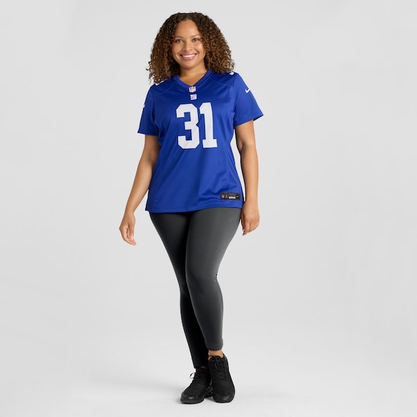 Nic Jones New York Giants Nike Women's Team Game Jersey -  Royal