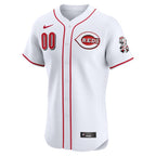 Cincinnati Reds Nike Home Elite Custom Jersey - White