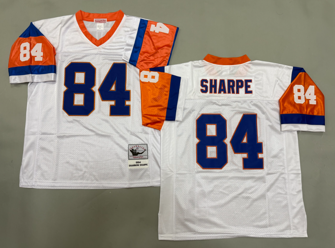 Shannon Sharpe Denver Broncos Authentic Throwback Retired Player Jersey