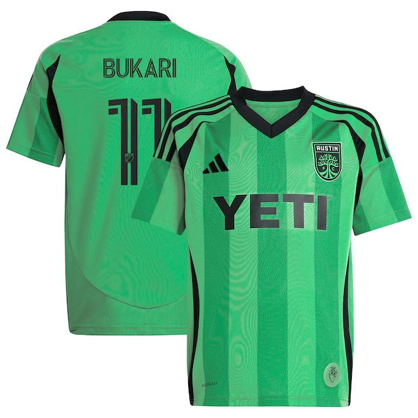 Osman Bukari Austin FC adidas Women's 2025 The Heartbeat Kit Replica Player Jersey - Green