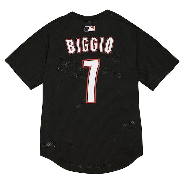 Craig Biggio Houston Astros Profile Big & Tall Cooperstown Collection Mesh Batting Practice Jersey - Black