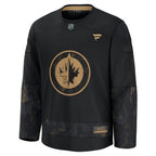 Winnipeg Jets  2024 Military Appreciation Practice Jersey - Black
