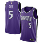 De'Aaron Fox Sacramento Kings Nike Unisex 2024/25 Swingman Jersey - Purple - Classic Edition