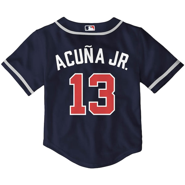 Ronald Acuña Jr. Atlanta Braves Nike Toddler Alternate Replica Player Jersey - Navy