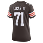 Cornelius Lucas Cleveland Browns Nike Women's Team Game Jersey -  Brown
