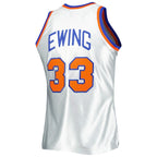 Patrick Ewing New York Knicks 1985/86 Hardwood Classics 75th Anniversary Swingman Jersey - Platinum