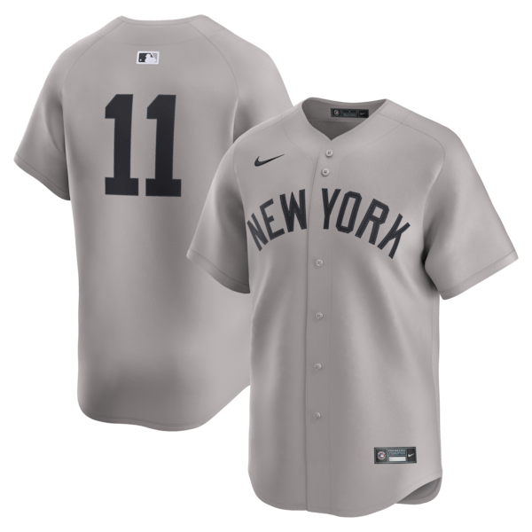 Anthony Volpe New York Yankees Nike Road Limited Player Jersey - Gray/White