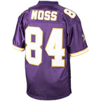 Randy Moss Minnesota Vikings 1998 Authentic Throwback Retired Player Jersey - Purple