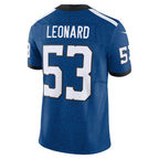 Shaquille Leonard Indianapolis Colts Nike Vapor F.U.S.E. Limited Jersey - Blue/Royal/White