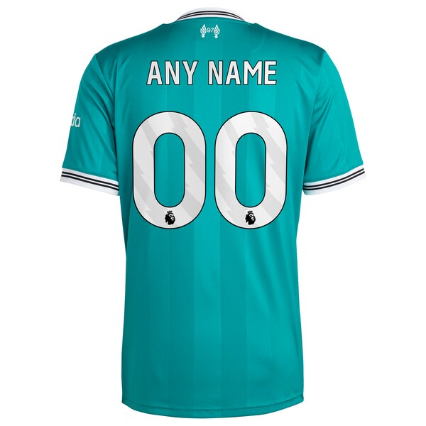 Liverpool adidas 2025/26 Third Replica Custom Jersey - Green/Red
