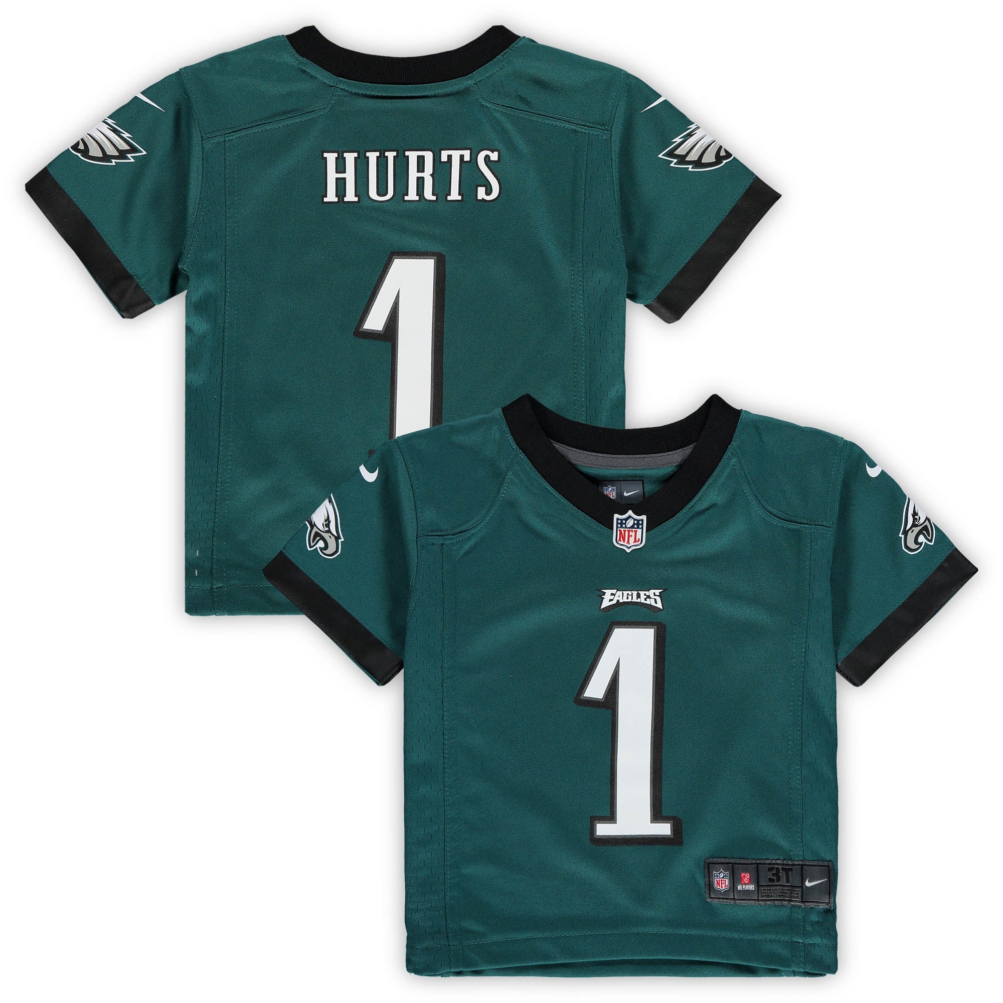 Jalen Hurts Philadelphia Eagles Nike Toddler Game Jersey - Kelly Green/Green