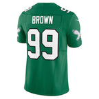 Jerome Brown Philadelphia Eagles Nike Alternate Vapor F.U.S.E. Limited Jersey - Kelly Green