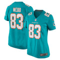 Raleigh Webb Miami Dolphins Nike Women's Team Game Jersey -  Aqua