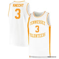 Men’s #3 Dalton Knecht Tennessee Volunteers College Basketball Jersey - Tennessee Orange