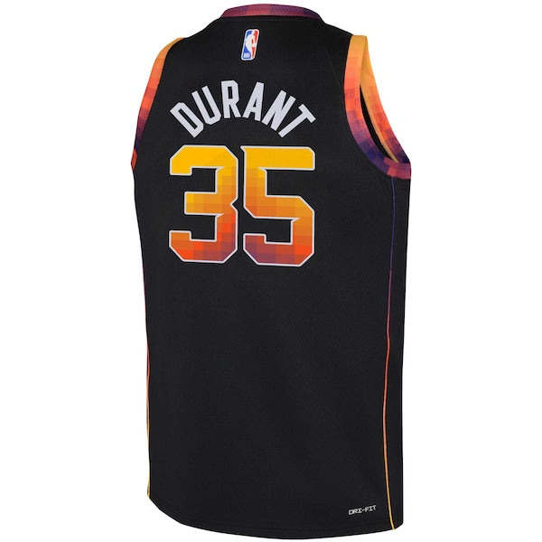 Kevin Durant Phoenix Suns Jordan Brand Youth 2022/23 Swingman Jersey - Statement Edition - Black