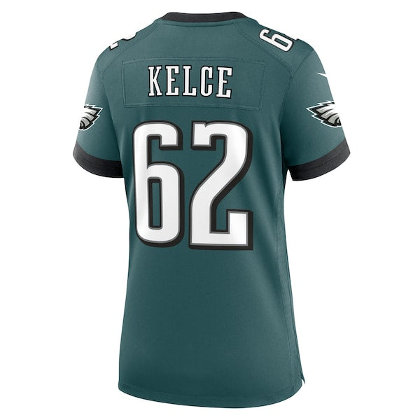 Jason Kelce Philadelphia Eagles Nike Women's Team Game Jersey - Midnight Green/Black