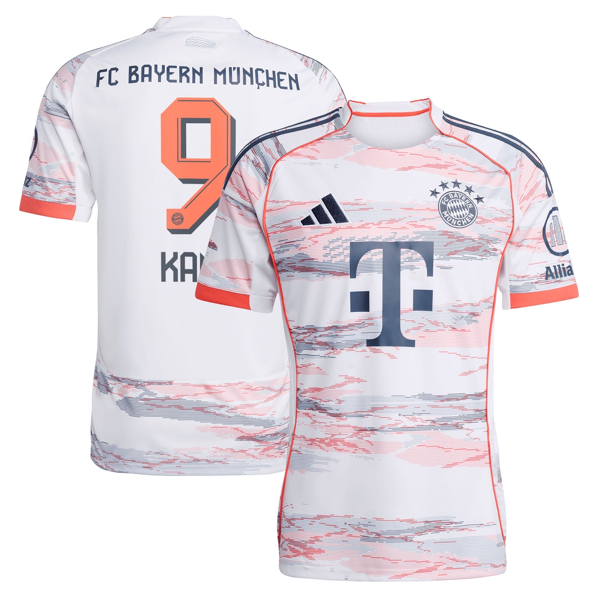 Harry Kane Bayern Munich adidas 2025/26 Home Replica Jersey - Red/White