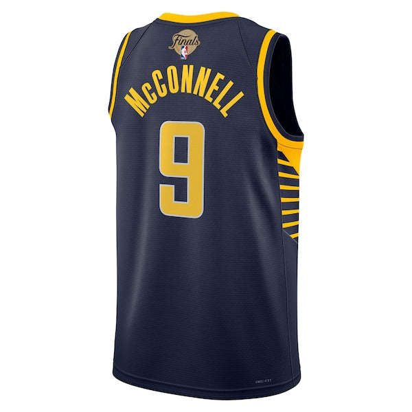 T.J. McConnell Indiana Pacers Nike Unisex 2025 NBA Finals Swingman Jersey - Icon Edition - Navy