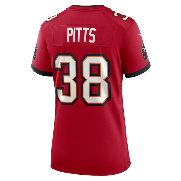 Derrek Pitts Tampa Bay Buccaneers Nike Women's  Game Jersey -  Red