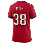 Derrek Pitts Tampa Bay Buccaneers Nike Women's  Game Jersey -  Red