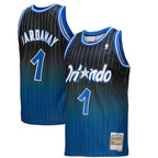 Penny Hardaway Orlando Magic 1994/95 Hardwood Classics Fadeaway Swingman Player Jersey - Royal/Black
