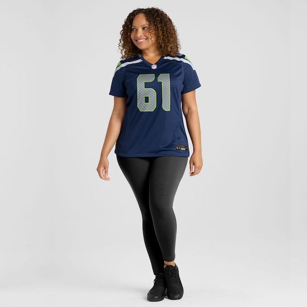 Jalen Sundell Seattle Seahawks Nike Women's Team Game Jersey -  College Navy