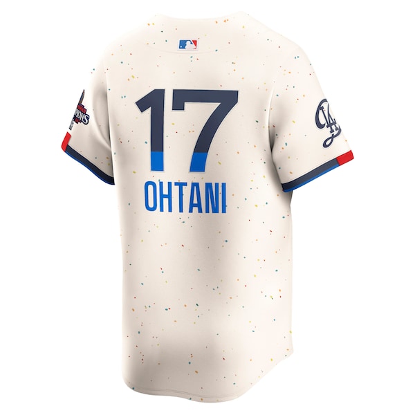 Shohei Ohtani Los Angeles Dodgers Nike 2024 World Series Champions City Connect Limited Player Jersey - Cream
