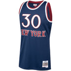 Bernard King New York Knicks 1982/83 Hardwood Classics Swingman Jersey - Navy