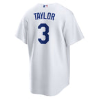 Chris Taylor Los Angeles Dodgers Nike Replica Player Jersey - White