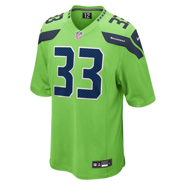 Jamal Adams Seattle Seahawks Nike  Game Jersey - Neon Green/Navy
