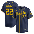 Christian Yelich Milwaukee Brewers Nike Alternate Limited Player Jersey – Navy