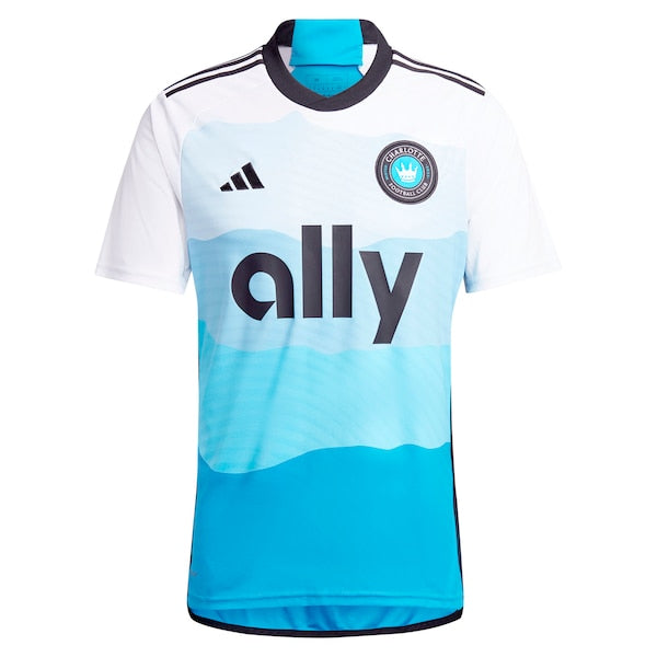 Patrick Agyemang Charlotte FC adidas 2024 The Carolina Kit: Explore Replica Player Jersey - Blue