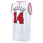 Matas Buzelis Chicago Bulls  Fast Break Replica Player Jersey - Association Edition - White