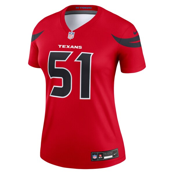 Will Anderson Jr. Houston Texans Nike Women's Alternate Legend Player Performance Top -  Red/Navy