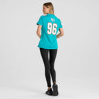 Brandon Pili Miami Dolphins Nike Women's  Game Jersey -  Aqua