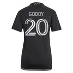 Anibal Godoy Nashville SC adidas Women's 2024 Man In Black Kit Replica Player Jersey - Black