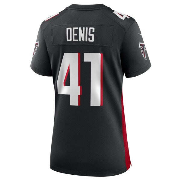 Lukas Denis Atlanta Falcons Nike Women's  Game Jersey -  Black