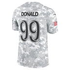 Aaron Donald Los Angeles Rams Nike 2024 Salute to Service Retired Player Limited Jersey - Arctic Camo