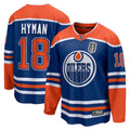 Zach Hyman Edmonton Oilers  2025 Stanley Cup Final Home Breakaway Jersey - Royal