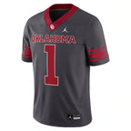 #1 Oklahoma Sooners Jordan Brand Alternate Game Jersey - Anthracite