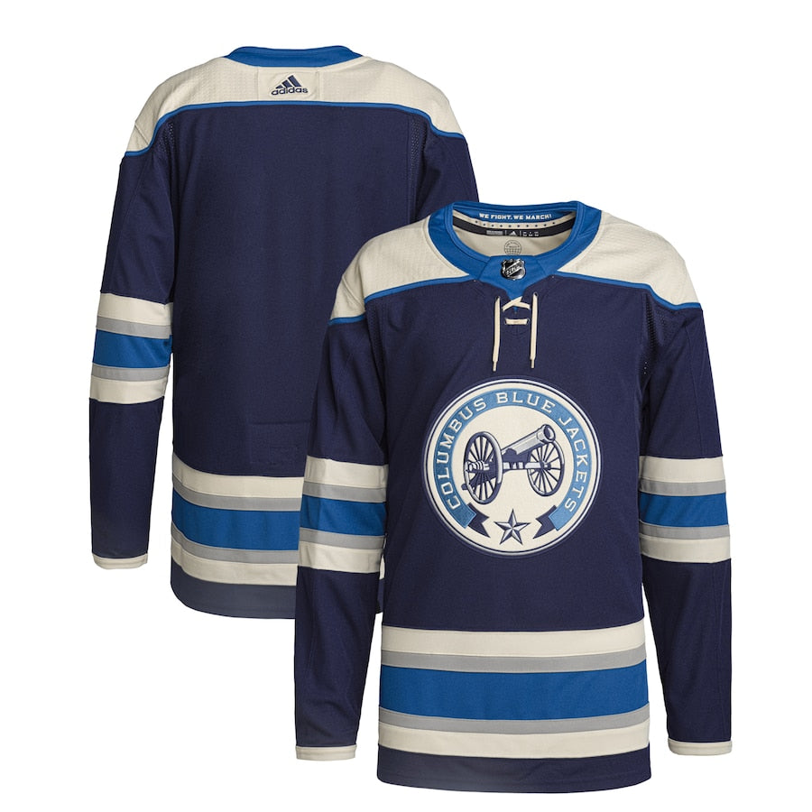 Columbus Blue Jackets adidas Alternate Primegreen Authentic Pro Jersey – Navy