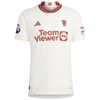 Manchester United adidas 2023/24 Third Authentic Custom Jersey - White