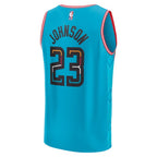 Cameron Johnson Phoenix Suns  Youth 2022/23 Fast Break Jersey - City Edition - Turquoise