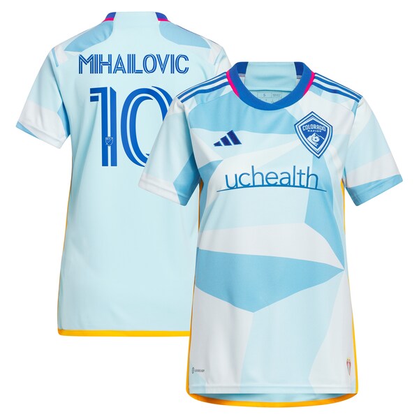 Djordje Mihailovic Colorado Rapids adidas Women's 2024 New Day Kit Replica Player Jersey - Light Blue
