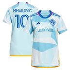 Djordje Mihailovic Colorado Rapids adidas Women's 2024 New Day Kit Replica Player Jersey - Light Blue