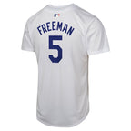 Freddie Freeman Los Angeles Dodgers Nike Youth Home Game Player Jersey - White