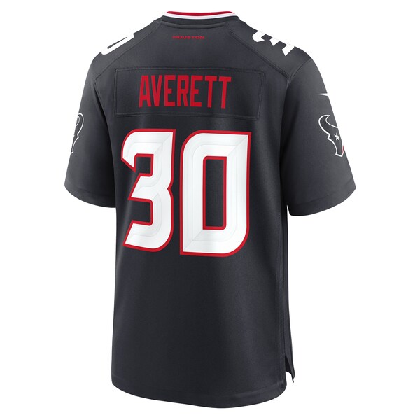 Anthony Averett Houston Texans Nike Team Game Jersey -  Navy