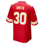 Brashard Smith Kansas City Chiefs Nike Team Game Jersey -  Red