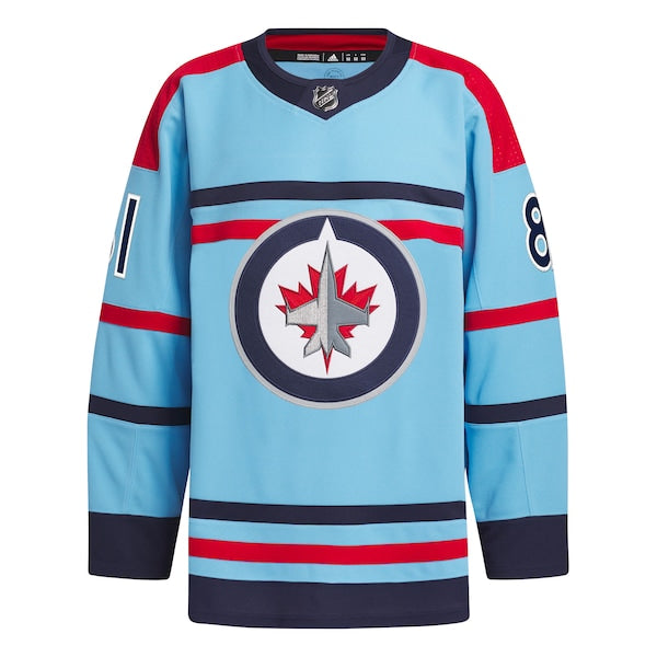 Kyle Connor Winnipeg Jets adidas Anniversary Primegreen Authentic Player Jersey - Light Blue